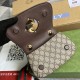 Gucci ‎698643 Blondie Bag In GG Coated Canvas Leather Shoulder Bag