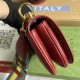 GUCCI ‎698643 BLONDIE BAG IN Red LEATHER 