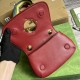 GUCCI ‎698643 BLONDIE BAG IN Red LEATHER 