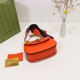 Gucci Bamboo 1947 Small Top Handle Bag  Orange