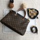 LOUIS VUITTON BLACK MONOGRAM COATED CAVAS AND CERISE LEATHER PALLAS BB GOLD HEARDWARE HANDBAG