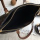 LOUIS VUITTON BLACK MONOGRAM COATED CAVAS AND CERISE LEATHER PALLAS BB GOLD HEARDWARE HANDBAG