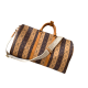  Louis Vuitton Keepall Bandouliere x Nigo 50 Monogram Stripes Brown