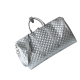 Louis Vuitton Keepall Damier 50B Glitter Silver 