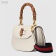 Gucci Bamboo 1947 small top handle bag white